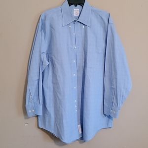 Brooks Brothers blue long sleeve button down sz 17 2/3